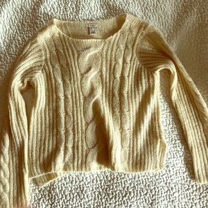 Crop sweater